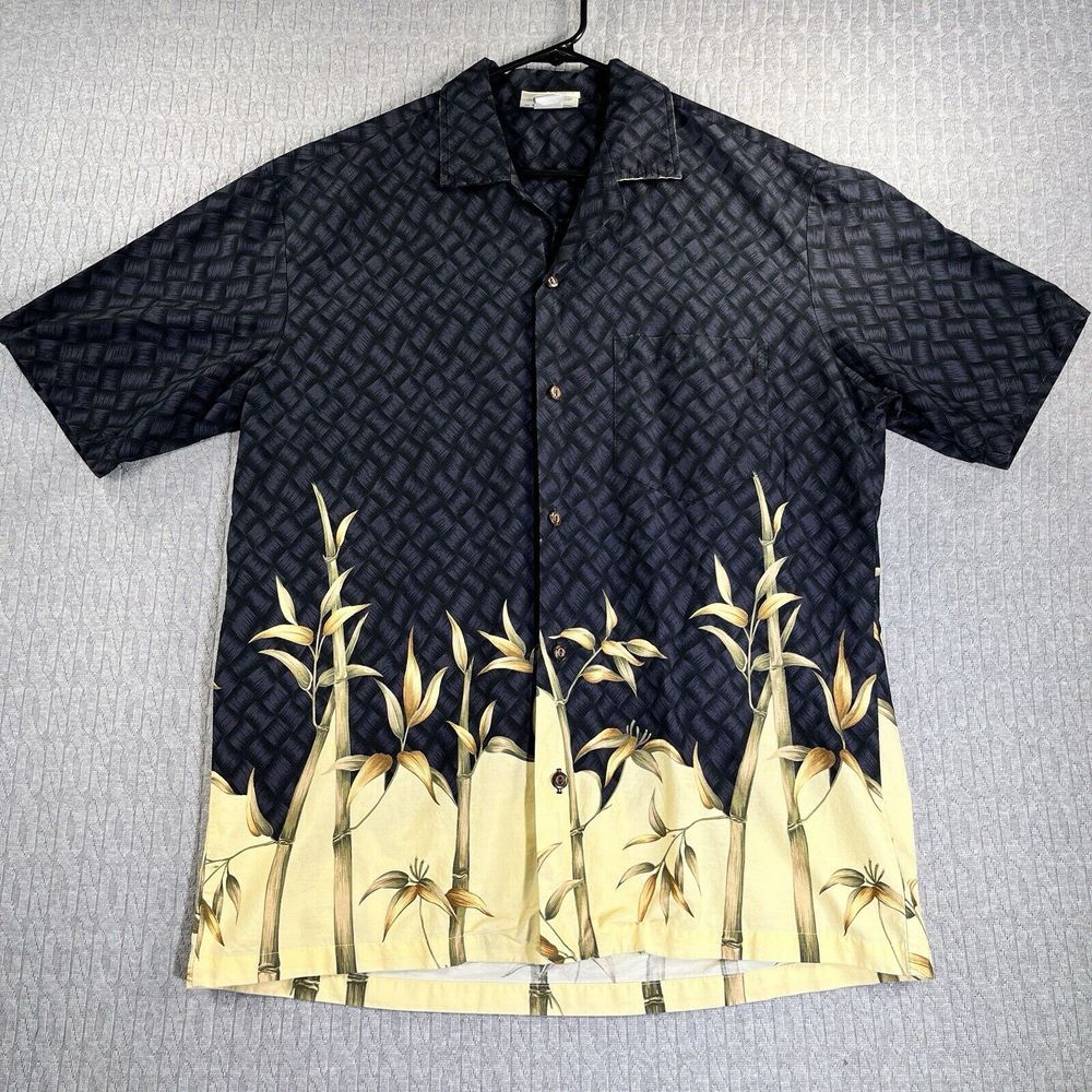 Hawaiian vintage shirt Winnie Fashion Made In‎ Hawaii Original Print Mens (L)